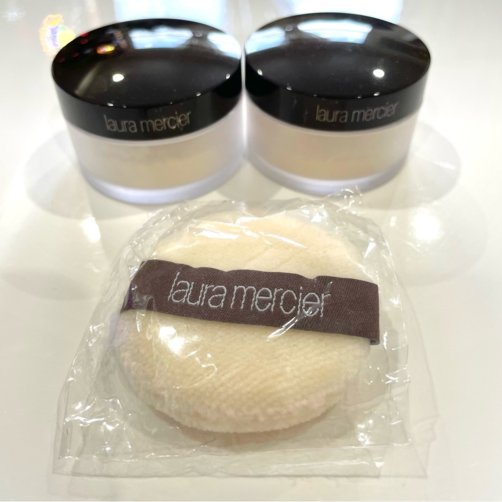 LAURA MERCIER MINI TRANSLUCENT LOOSE SETTING POWDER- PACK OF TWO